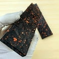 thumbnail image 6 of 2PACK Black Marbled Handle Carbon Fiber CF With Copper Powder Resin Scales For Knife, 6 of 9