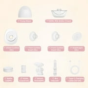 Horigen Breast Pump 2267A Single White Electric Wearable Breast Pump Lower Noise 2 Modes 5 Suction Levels Hands Free USB Rechargeable