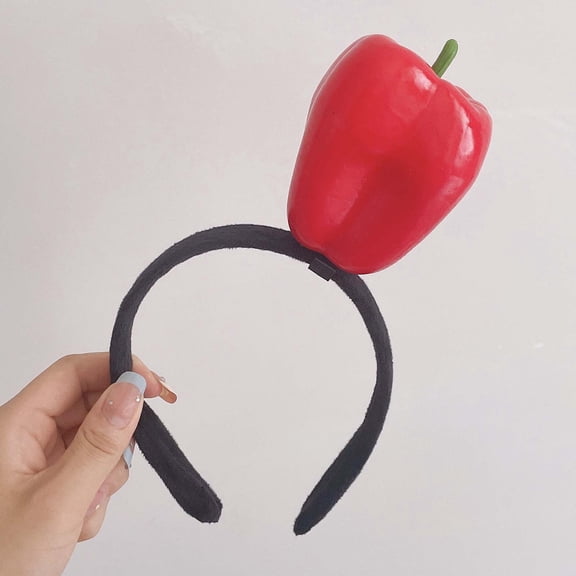 Novelty Vegetable Headband Playful 3D Hair Accessory - Lightweight Comfortable - Hair Accessories Party Favors for Halloween Birthday