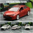thumbnail image 2 of 1/43 Toyota Corolla Hybrid Toy Car For Children Diecast Metal 1:43 Miniature Model Pull Back Educational Collection Gift Boys, 2 of 5