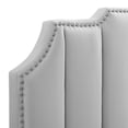 thumbnail image 3 of Modway Rosalind Performance Velvet Full/Queen Headboard in Light Gray, 3 of 10