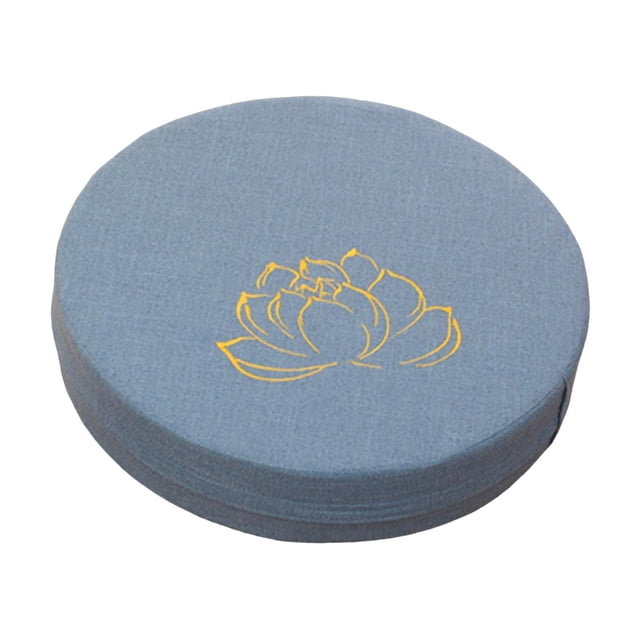 Maytalsory Coussin de Méditation Rond 40cm Dia avec Housse Amovible DURABLE : Coussin de Siège Fait pour Intérieur Violet 10cm