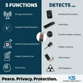 thumbnail image 6 of KNIGHT Premium Anti Spy Detector & Hidden Devices Detector - Hidden Camera Detectors GPS, RF Detector & Bug Detector Hidden Camera Finder GPS Radio Frequency Detector de camaras y microfonos ocultos, 6 of 8