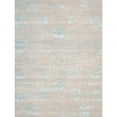 thumbnail image 3 of Pasargad Home  Transitional Collection Hand Knotted Bsilk & Wool Area Rug - Silver/Aqua - 9' 0' X 11'10', 3 of 8
