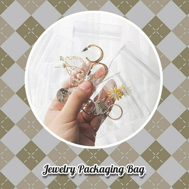 Transparent Jewelry Earring Organizer Book PVC Coin Album