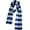 Blue Gray, variant on Fall Winter Ultra Soft Knit Striped Scarf for Women Red White