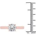 thumbnail image 4 of 1 Carat T.W. Diamond Solitaire 14kt Rose Gold Engagement Ring, 4 of 5