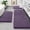 Purple, variant on 3-Piece Memory Foam Bathroom Rug Set Soft Non-Slip Bath Mat Super Absorbent Perfect for Bathroom Laundry Room Floor Mats Accessories