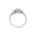 thumbnail image 3 of 1.00 Carat (Ctw J-K , I2) Three Stone Diamond Engagement Ring in 10K White Gold, 3 of 5