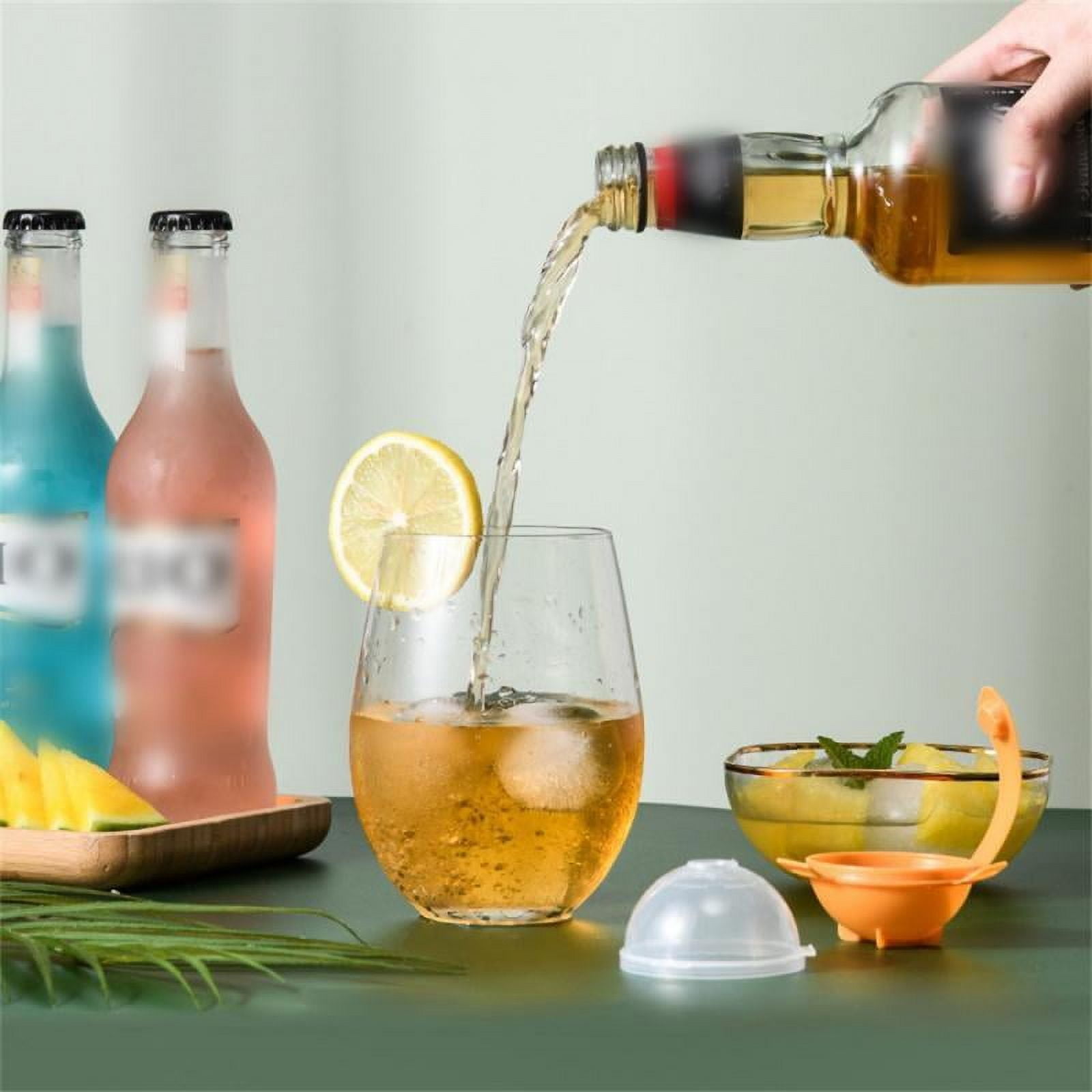 Circular Ice Ball Box Molds DIY Large Ice Cream Maker Mould Tools Kitchen Bars Party Ice Maker Round Mould Gadgets Accessories