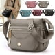 thumbnail image 1 of Bolso de hombro multilayer | Mochila impermeable de nylon cruzada para hombres y mujeres | Gran capacidad, ligero para viajes y trabajo | Organizador con múltiples bolsillos | 26x21x11cm | Negro, 1 of 8