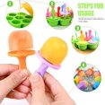 thumbnail image 2 of Moho y Agrave; Helados, Mejillones Esquimales De Silicona, Helados Y Agrave; Agua, Moldes De Paletas De Bricolaje Reutilizables,11 Feliz Sencillez, 2 of 5