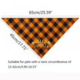 thumbnail image 3 of Thanksgiving/Halloween Polyester Dog Bandana Triangle Bib - Small & Medium Pets, 3 of 4