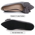 thumbnail image 4 of Zapatos planos SAILING LU para mujer, punta puntiaguda, color gris, talla 9.5, 4 of 7