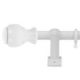 thumbnail image 2 of unbranded 2 Pcs Embouts de Tringle à Rideaux Ronds Blancs ABS pour Propriétaires, 2 of 8