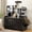 Black, variant on HICOMILA 50.6" All-in-One Cat Tree with Hidden Litter Box, Multi-Level Cat Tower with Scratching Post & Storage Cabinet