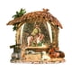 thumbnail image 2 of Bola de nieve navideña con caja musical, escena de Natividad iluminada, adorno de escritorio, decoración navideña para oficina, fiestas, hogar y cocoteros, 2 of 8