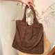 thumbnail image 1 of Bolsa Bolsos de hombro vintage Bolso de mano retro cruzado grande de punto para mujer (marrón) Tmvgtek Para estrenar, 1 of 9