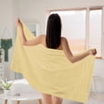 thumbnail image 4 of Utopia Towels 4 Pack Premium Extra Large Bath Towels Set, (30 x 60 Inches) 100% Ring Spun Cotton, Lightweight and Highly Absorbent Quick Drying Towels, Perfect for Daily Use (Beige), 4 of 8