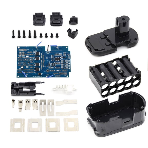 NATEFEMIN Battery Case Replacement with Circuit Board for RYOBI 18V P103/P108 Li-ion Battery
