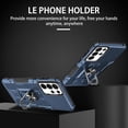 thumbnail image 2 of for Samsung Galaxy S23 Ultra Case with Metal Ring Kickstand for Women & Men, Heavy-Duty Protection Shockproof Bumper Cover Case for Samsung Galaxy S23 Ultra TY Blue, 2 of 18