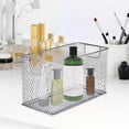 thumbnail image 6 of TISHITA Mesh Wire Storage Basket CD Storage Box Container Office Desk Basket Mesh Open Storage Bin, for Bathroom Pantry Home Cabinets, 6 of 8