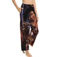 thumbnail image 2 of Freddy Krueger Women's Pajama Pants, Comfy All Over Print Lounge Pants Casual Sleepwear with Pockets & Drawstring, 2 of 8