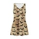 thumbnail image 3 of Vestido de Verano para las Mujeres Impresión de la Moda Bolsillo sin Mangas Cuello en V, Vestido Casual para la Playa Y Diario, 3 of 4