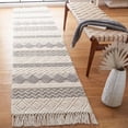 thumbnail image 3 of SAFAVIEH Natura Elvin Geometric Wool Area Rug, Ivory/Grey, 8' x 10', 3 of 9