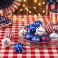 thumbnail image 5 of Nkmbld 24PC Patriotic Hanging Ball Ornaments Independence Day Decorations Hanging Pendants for USA 250th Anniversary Party Window Wall Decoration, 5 of 9