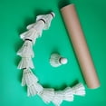 thumbnail image 4 of JUNWELL 12 Pcs Training Badminton Ball Duck Badminton Shuttlecocks Durable, 4 of 10