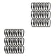 thumbnail image 3 of Advancent 24 ganchos de mosquetón con cierre de anillo en D, ganchos para llavero, clips para mochila, color negro Negro 2Conjunto, 3 of 6