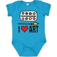 thumbnail image 3 of Inktastic Painting I Love Art Boys or Girls Baby Bodysuit, 3 of 5