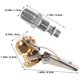 thumbnail image 2 of TEHAUX 2Jgo Adaptador De Inflador Para Neumáticos Con Clip Y Conexión De Rosca 1/4 Npt, 2 of 8