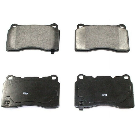 Front Brake Pad Set - Compatible with 2012 - 2014 Tesla S 2013