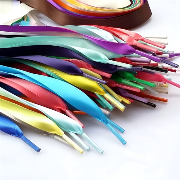 VANIDO 7 Pairs Sneakers Shoe Laces Lace Shoelaces Flat Shoelaces 120x2cm