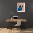 thumbnail image 3 of Munger, Pamela 25x32 White Modern Wood Framed Museum Art Print Titled - Blue and Gold Macaw, 3 of 4