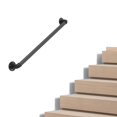 thumbnail image 1 of Barandilla VZNEK Industrial Pipe negra de 61 cm para montaje en pared, 1 of 6