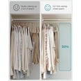 thumbnail image 4 of Perchas para pantalones SONGMICS, paquete de 30 unidades, de terciopelo con clips ajustables, 4 of 7