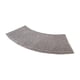 thumbnail image 4 of Alfombra de baño, alfombra de baño curva, alfombra para pies en forma de abanico, alfombra de baño suave y lavable antideslizante, Gris, 4 of 9