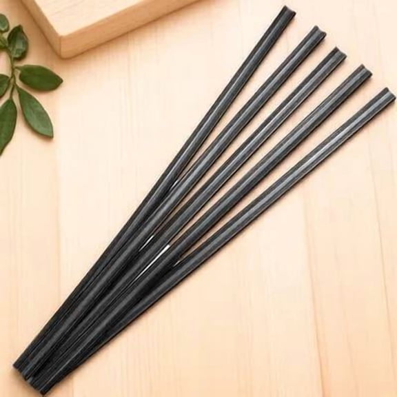 Pretyzoom 10Pcs Black Rubber p Frameless Wiper Blades Refills Universal Fit for Car Windshield