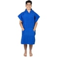 thumbnail image 2 of COR Surf Poncho Changing Towel Robe with Hood and Front Pocket | Thick Quick Dry Microfiber Wetsuit Poncho Towel for Surfing Beach Pool Swim (Large Dark Gray), 2 of 7