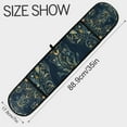 thumbnail image 3 of Yayeee Double Oven Mitt Kitchen Heat Resistant Baking 35" x7" Quilted Glove, Shadowy Forest Pattern, 3 of 6