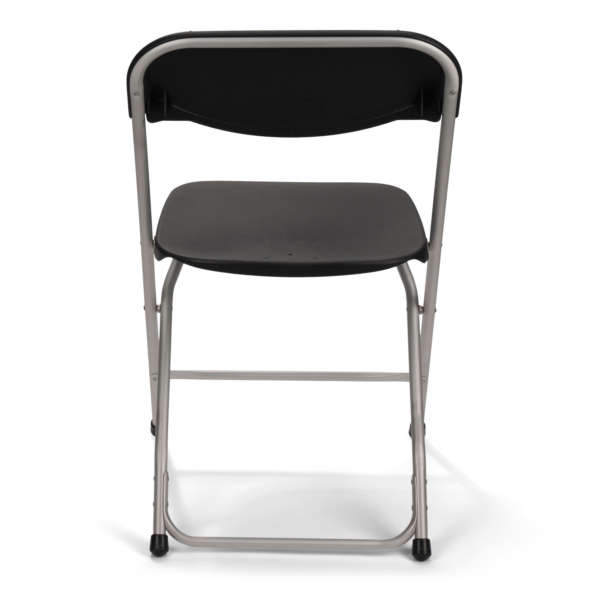 TitanPRO Aluminum Plastic Folding Chair - Black - 10 Pack