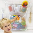 thumbnail image 5 of Breathable Bath Toy Organizer Net with Suction Cup Mesh Storage Bag, 5 of 6