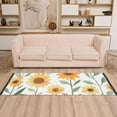 thumbnail image 2 of Yayeee Runner Rug for Bedroom 2'x6' Machine Washable Hallway Non Slip Mat, Sunflowers and Leaves Pattern, 2 of 8