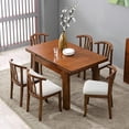 thumbnail image 2 of LAICAIW Seat Covers for Dining Room Chair Seat Slipcovers Kitchen Chair Covers (White, 2 Pcs), 2 of 7
