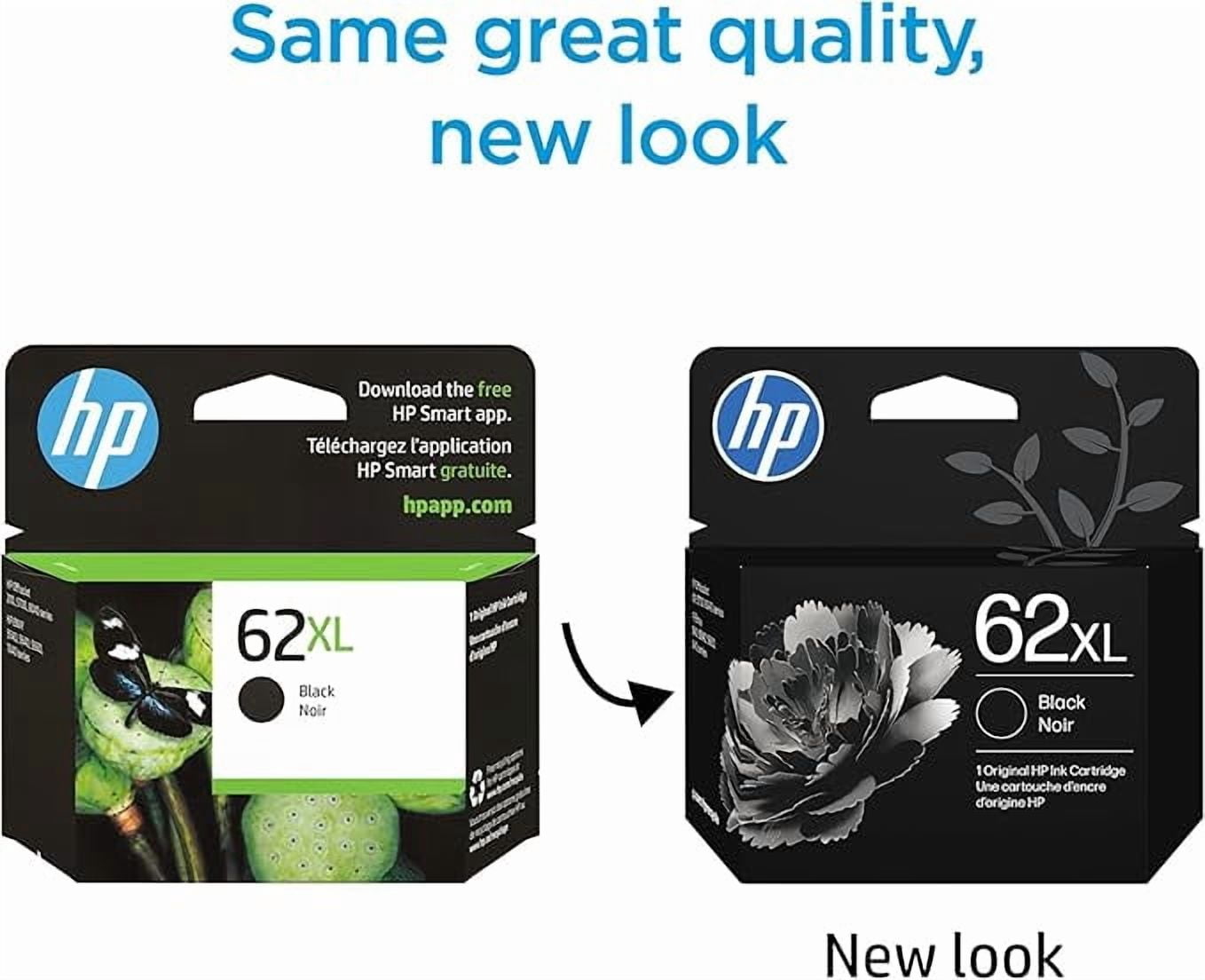 HP 62XL Black High-yield Ink Cartridge for Envy and OfficeJet