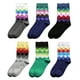 thumbnail image 1 of 6 pares de calcetines coloridos para hombre, antideslizantes, cómodos, de algodón con rombos, largos., 1 of 7