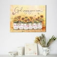 thumbnail image 6 of Scripture Wall Art Inspirational Canvas Wall Art For Office Christian Wall Art Motivational Bible Wall Art Jesus Quotes Inspirational Wall Art For Women Sunflower Farmhouse Wall Art Framed 12x16 Inch, 6 of 6